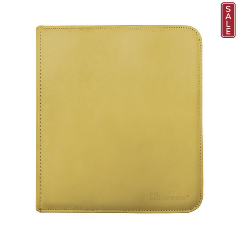 Ultra Pro 12 Pocket Pro Binder Zippered Yellow