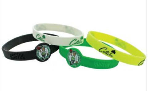 Boston Celtics Bracelets 4 Pack Silicone-0