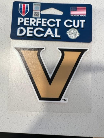 Vanderbilt Commodores Decal 4x4 Perfect Cut Color