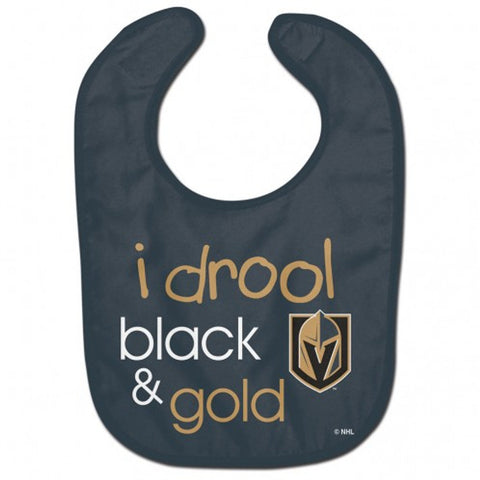 Vegas Golden Knights Baby Bib All Pro Style I Drool Design - Special Order-0