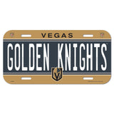 Vegas Golden Knights License Plate Plastic - Team Fan Cave