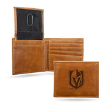 Vegas Golden Knights Wallet Billfold Laser Engraved