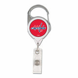 Washington Capitals Badge Holder Premium Retractable - Special Order