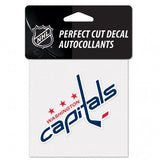 Washington Capitals Decal 4x4 Perfect Cut Color - Team Fan Cave