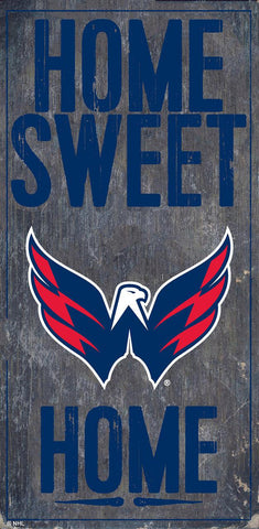 Washington Capitals Sign Wood 6x12 Home Sweet Home Design - Team Fan Cave