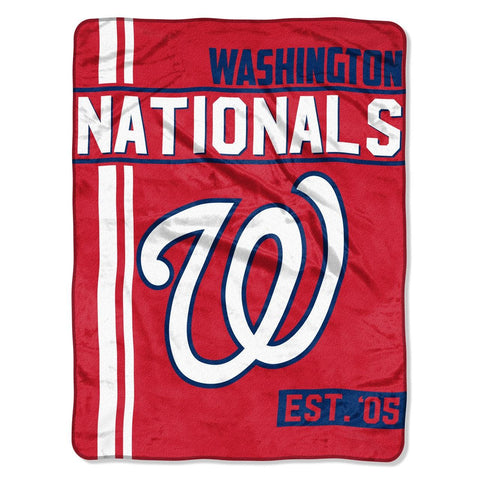 Washington Nationals Blanket 46x60 Micro Raschel Walk Off Design Rolled - Special Order - Team Fan Cave