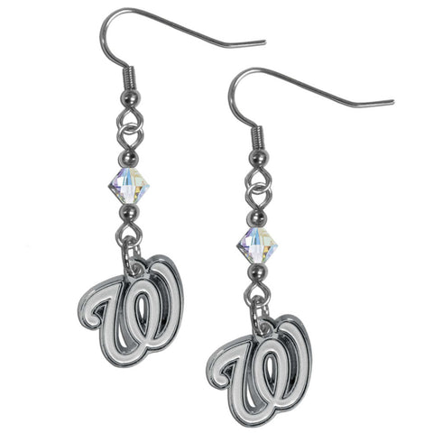 Washington Nationals Earrings Fish Hook Post Style - Team Fan Cave