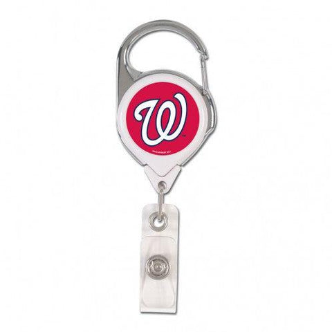 Washington Nationals Retractable Premium Badge Holder - Team Fan Cave