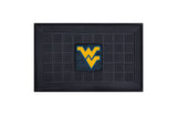 West Virginia Mountaineers Door Mat 19x30 Medallion - Special Order - Team Fan Cave