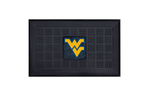 West Virginia Mountaineers Door Mat 19x30 Medallion - Special Order - Team Fan Cave