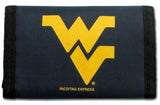 West Virginia Mountaineers Wallet Nylon Trifold