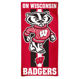 Wisconsin Badgers Towel 30x60 Beach Style