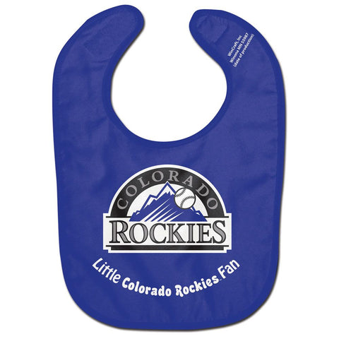 Colorado Rockies Baby Bib All Pro Style Special Order-0