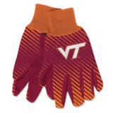 Virginia Tech Hokies Gloves Two Tone Style Adult Size - Special Order-0