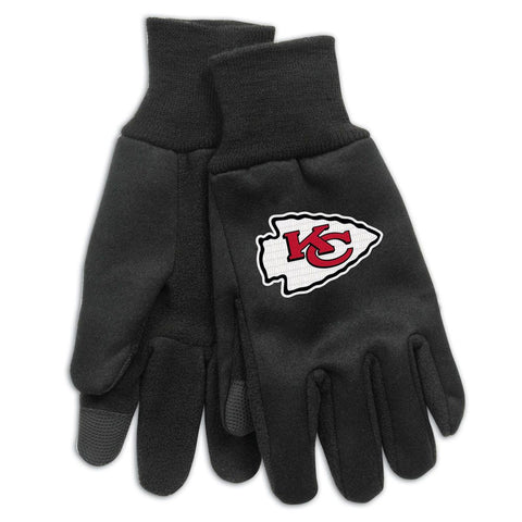 Kansas City Chiefs Gloves Technology Style Adult Size-0