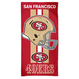 San Francisco 49ers Towel 30x60 Beach Style-0