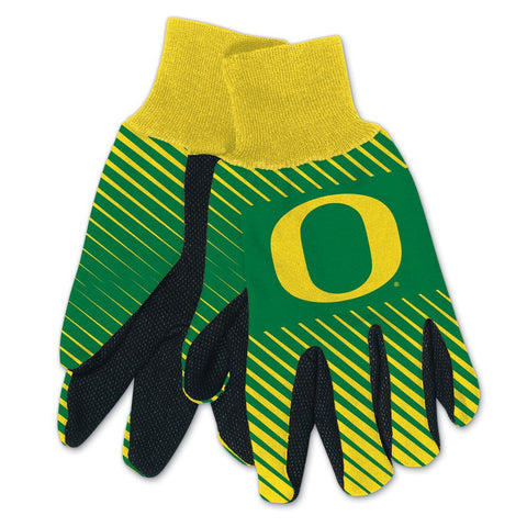 Oregon Ducks Gloves Two Tone Style Adult Size-0