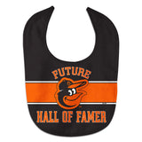 Baltimore Orioles Baby Bib All Pro Style Future Hall of Famer - Special Order-0