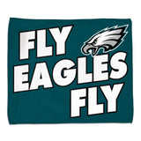 Philadelphia Eagles Towel 15x18 Rally Style Full Color-0