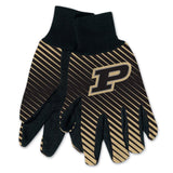 Purdue Boilermakers Two Tone Gloves - Adult-0