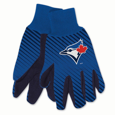 Toronto Blue Jays Gloves Two Tone Style Adult Size-0