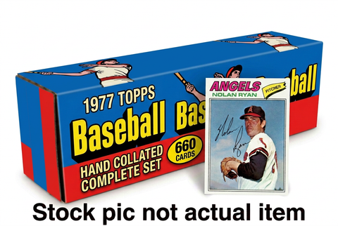 Corrected lower-profile 1977 baseball box
