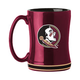 Florida State Seminoles Coffee Mug 14oz Sculpted Relief Team Color-0