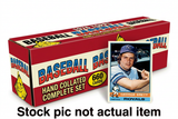 1976 Topps Baseball 660-card hand-collated complete set with George Brett card. Stock pic not actual item.