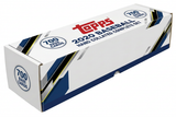 Stock illustration of a long white storage box for the 2020 Topps Baseball 700-card hand collated complete base set
