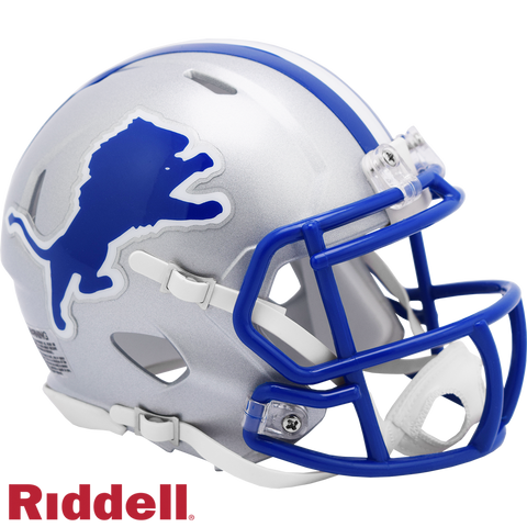Detroit Lions Helmet Riddell Replica Mini Speed Style 1983-2002 T/B-0