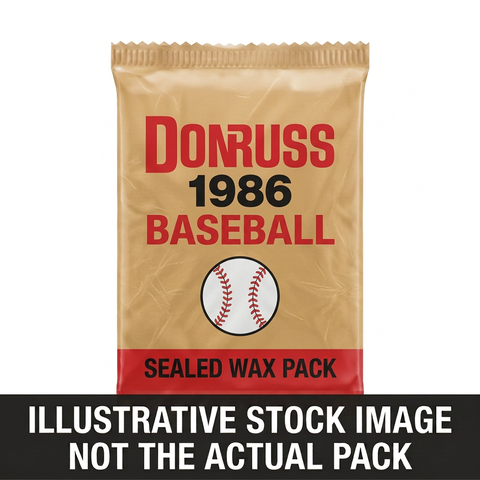 Revised 1986 Donruss Baseball pack