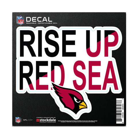 Arizona Cardinals Decal 6x6 All Surface Slogan-0
