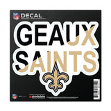 New Orleans Saints Decal 6x6 All Surface Slogan-0