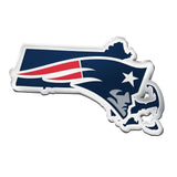 New England Patriots Auto Emblem Acrylic State Shape - Special Order-0