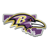 Baltimore Ravens Auto Emblem Acrylic State Shape-0