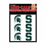 Michigan State Spartans Tattoo Face Cals Special Order