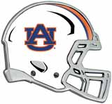 Auburn Tigers Auto Emblem - Helmet - Team Fan Cave