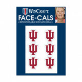 Indiana Hoosiers Tattoo Face Cals Special Order