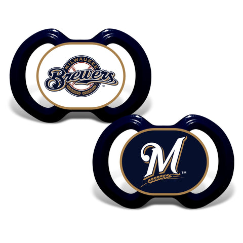 Milwaukee Brewers Pacifier 2 Pack - Special Order - Team Fan Cave