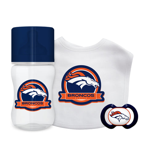 Denver Broncos Baby Gift Set 3 Piece - Team Fan Cave