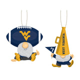 West Virginia Mountaineers Ornament Gnome Fan 2 Pack-0