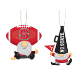 North Carolina State Wolfpack Ornament Gnome Fan 2 Pack-0