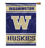 Washington Huskies Banner 28x40 House Flag Style 2 Sided - Team Fan Cave