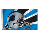 Carolina Panthers Flag 3x5 Helmet Design - Team Fan Cave