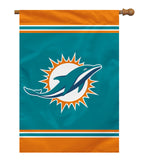 Miami Dolphins Flag 28x40 House 1-Sided CO - Team Fan Cave