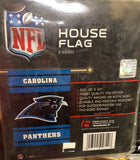 Carolina Panthers Banner 28x40 House Flag Style 2 Sided Special Order - Team Fan Cave
