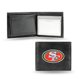 San Francisco 49ers Embroidered Leather Billfold - Special Order