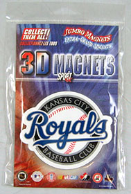 Kansas City Royals Jumbo 3D Magnet - Team Fan Cave