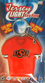 Oklahoma State Cowboys Keychain - Jersey Keylight - Team Fan Cave
