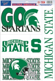 Michigan State Spartans Decal 11x17 Ultra - Team Fan Cave
